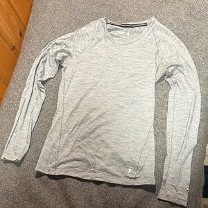 Smartwool Heather Gray Merino Long Sleeve Meeino 150